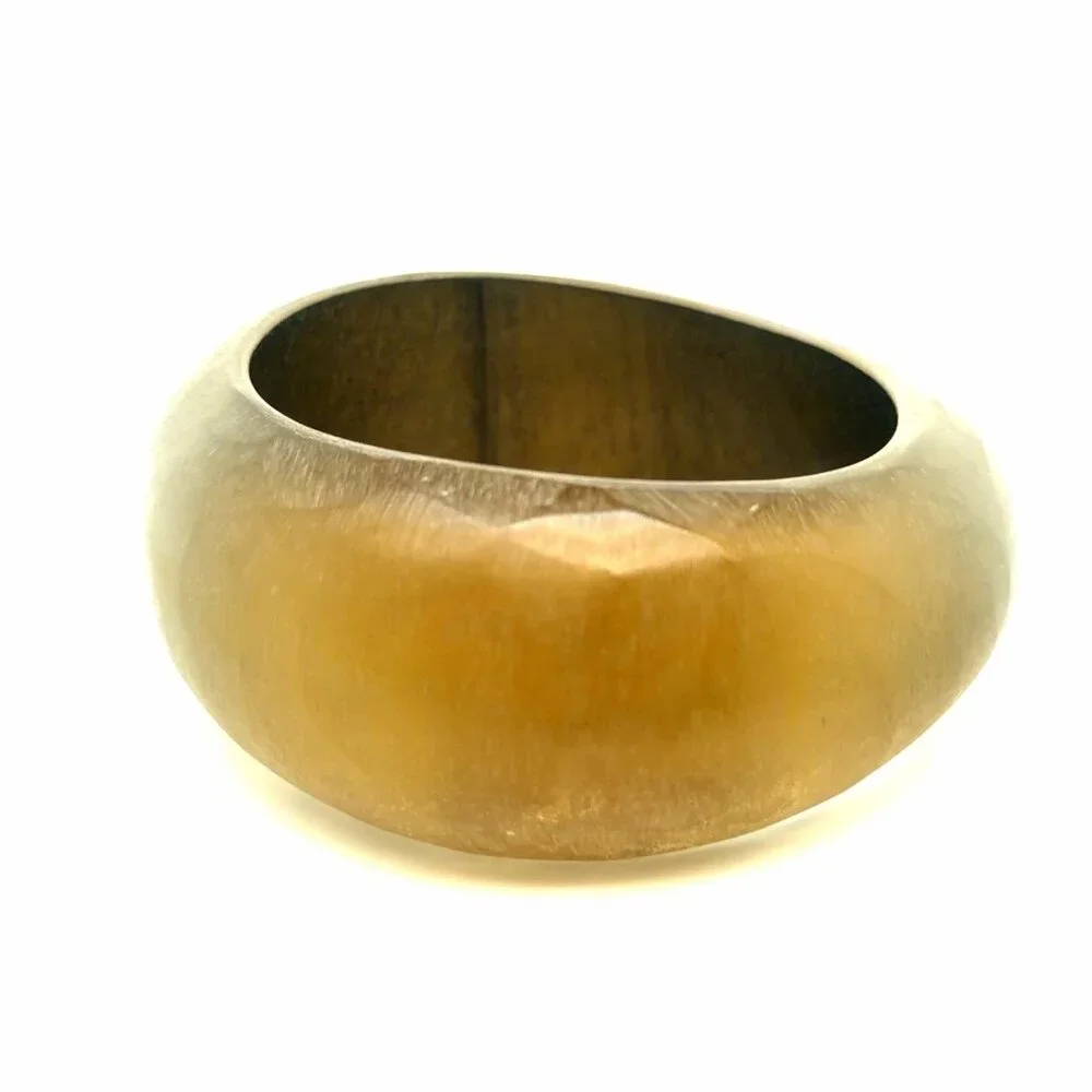 Bulky‎ Yellow Bangle